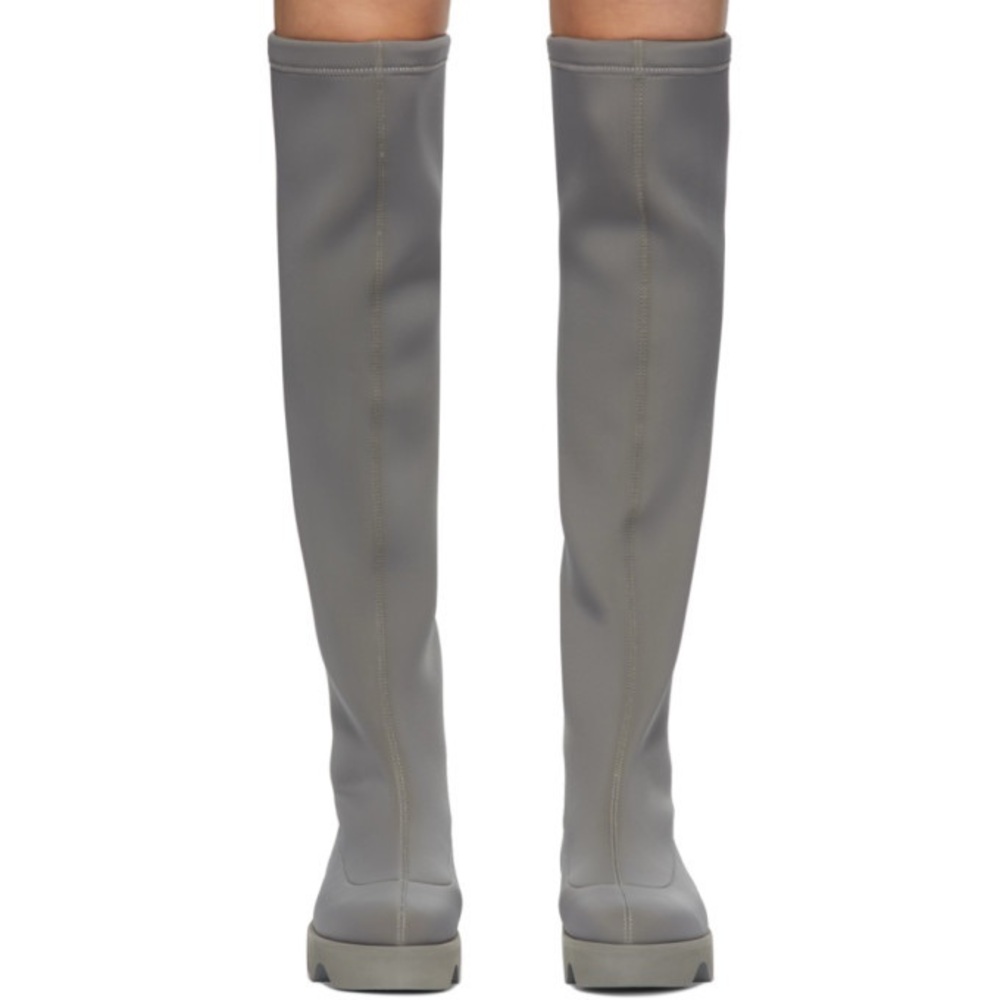 Issey Miyake × United Nude 
Gray Over-the-Knee Boots